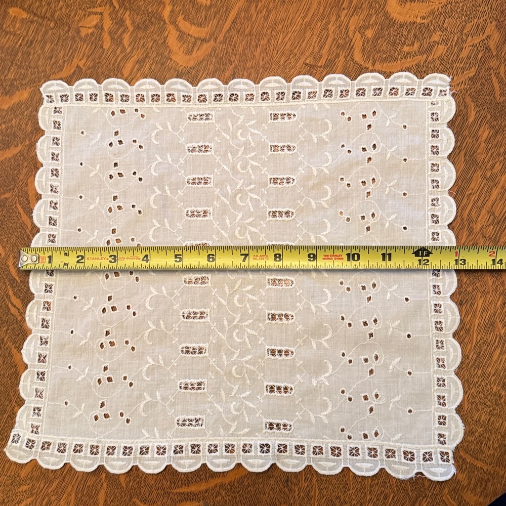 Cotton Cloth Doily-White - Picture 9 of 10